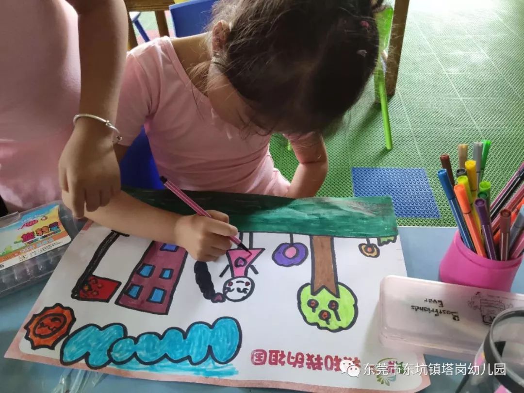 瀚宇教育集团塔岗幼儿园莞香花开绘画比赛初赛