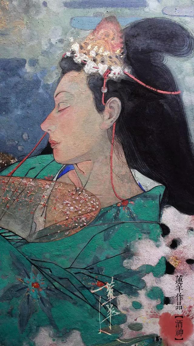 最年轻的造龙师,将《王者荣耀》的杨贵妃画成敦煌壁画