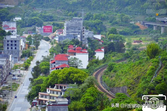 于都县峡山村的风光