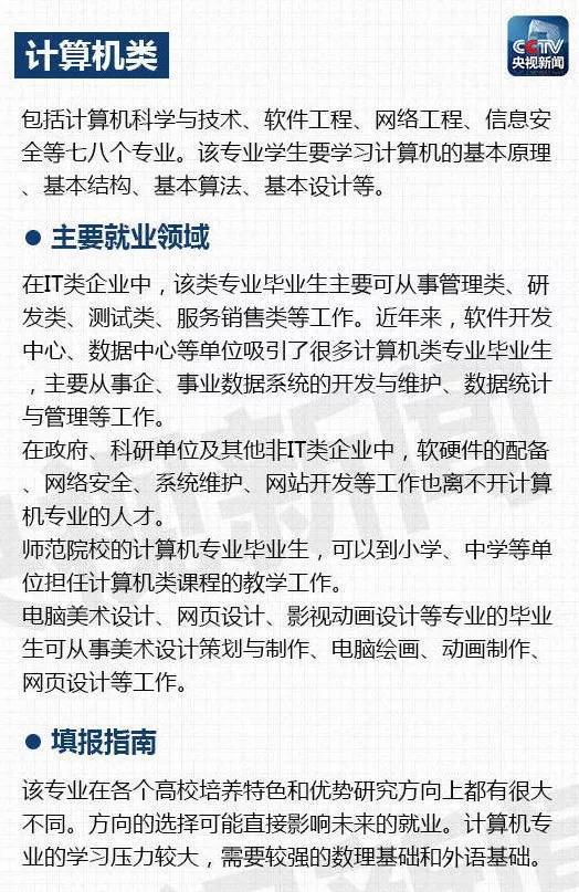 
参考：这5大热门专业有“特殊要求”，报志愿要看清


