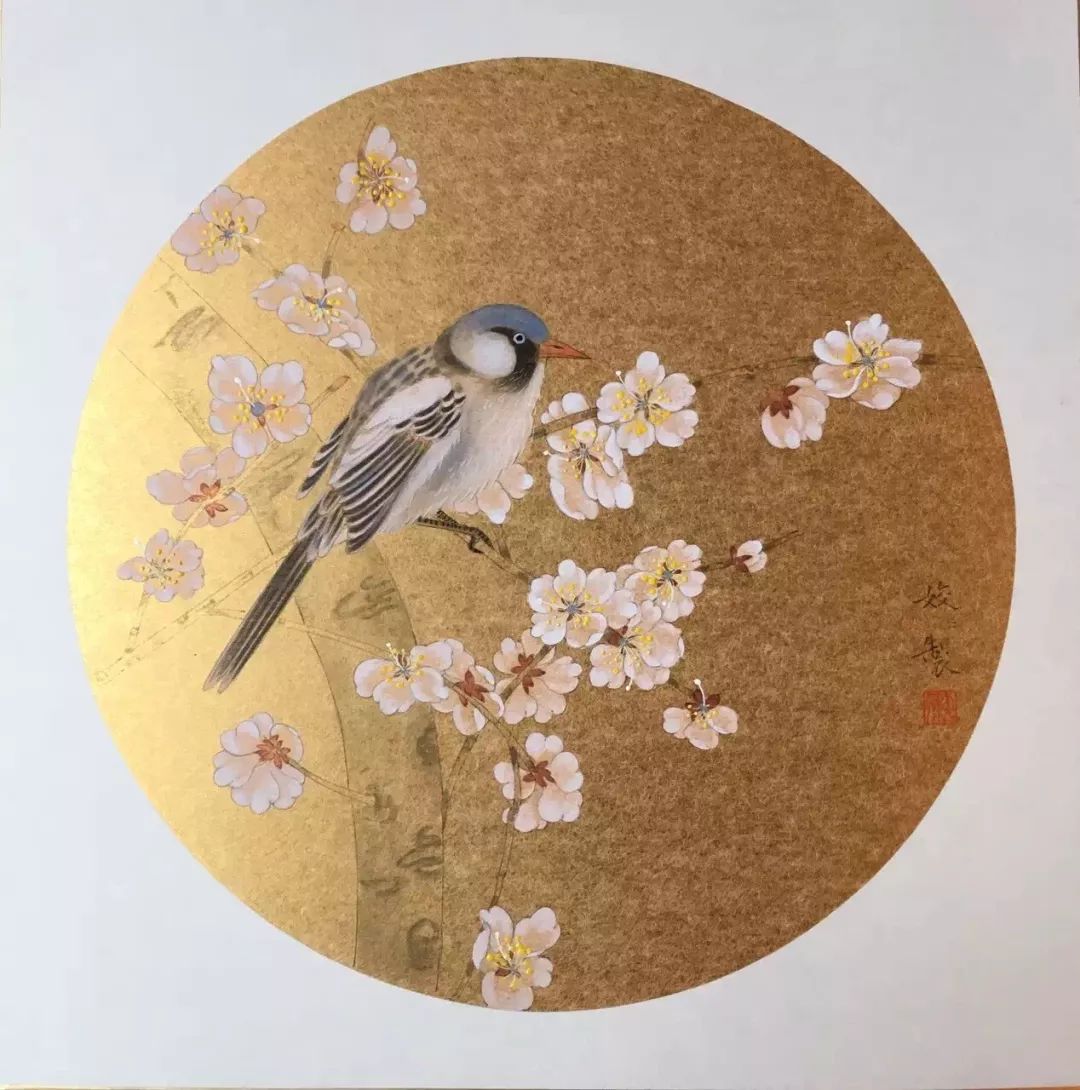 作品展陈姣姣工笔花鸟作品欣赏