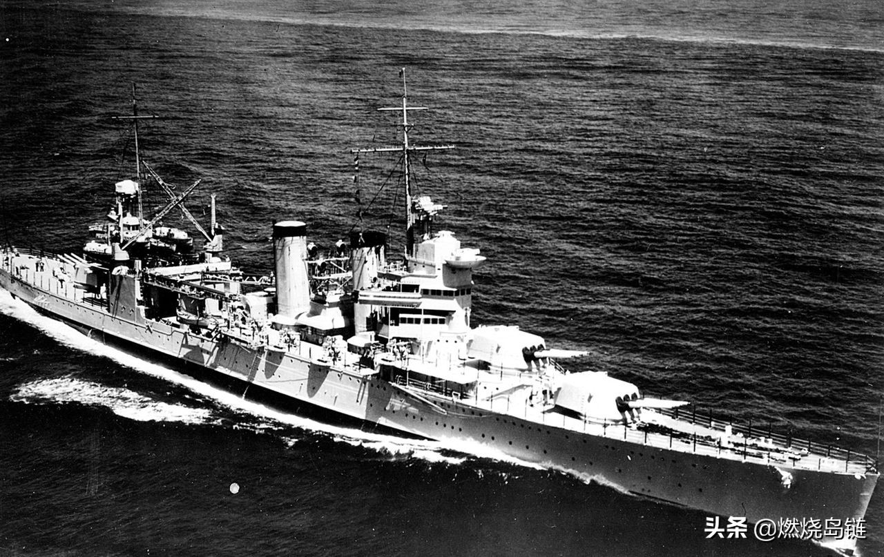 美国建造的最后一级条约型重巡洋"新奥尔良"级重巡洋舰
