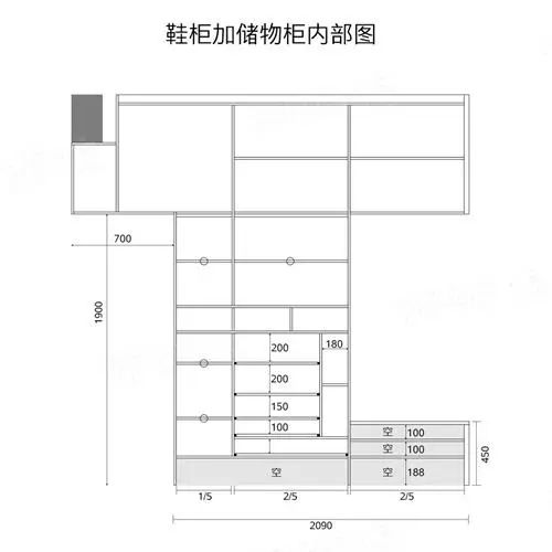 鞋柜该怎么设计好收好这些入户玄关鞋柜设计尺寸图