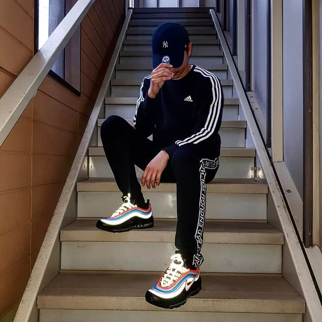 instagram上的用户们都怎么穿这双 air max 97 「neon