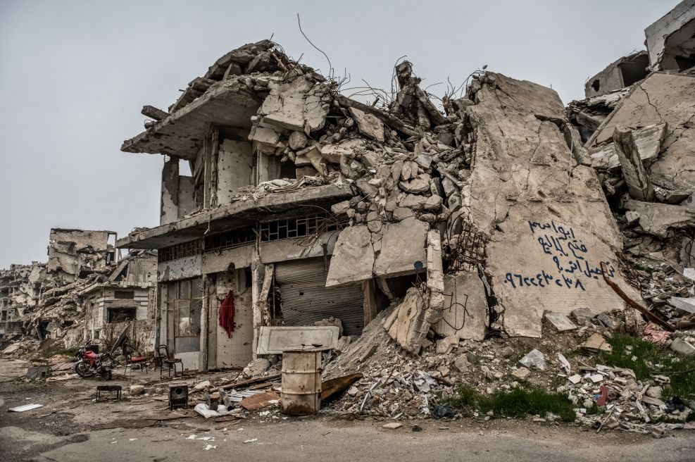 黄桂香深入战后叙利亚房屋被夷为平地孩童流离失所她的作品值得全世界