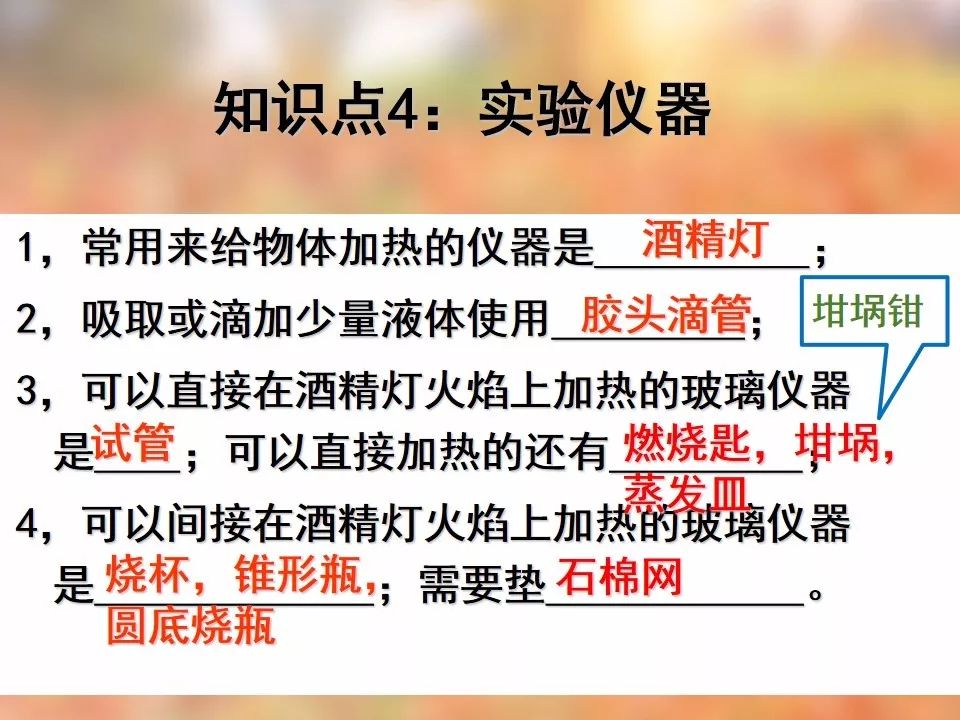 
中考复习：化学上册必考点总结，不要错过！



