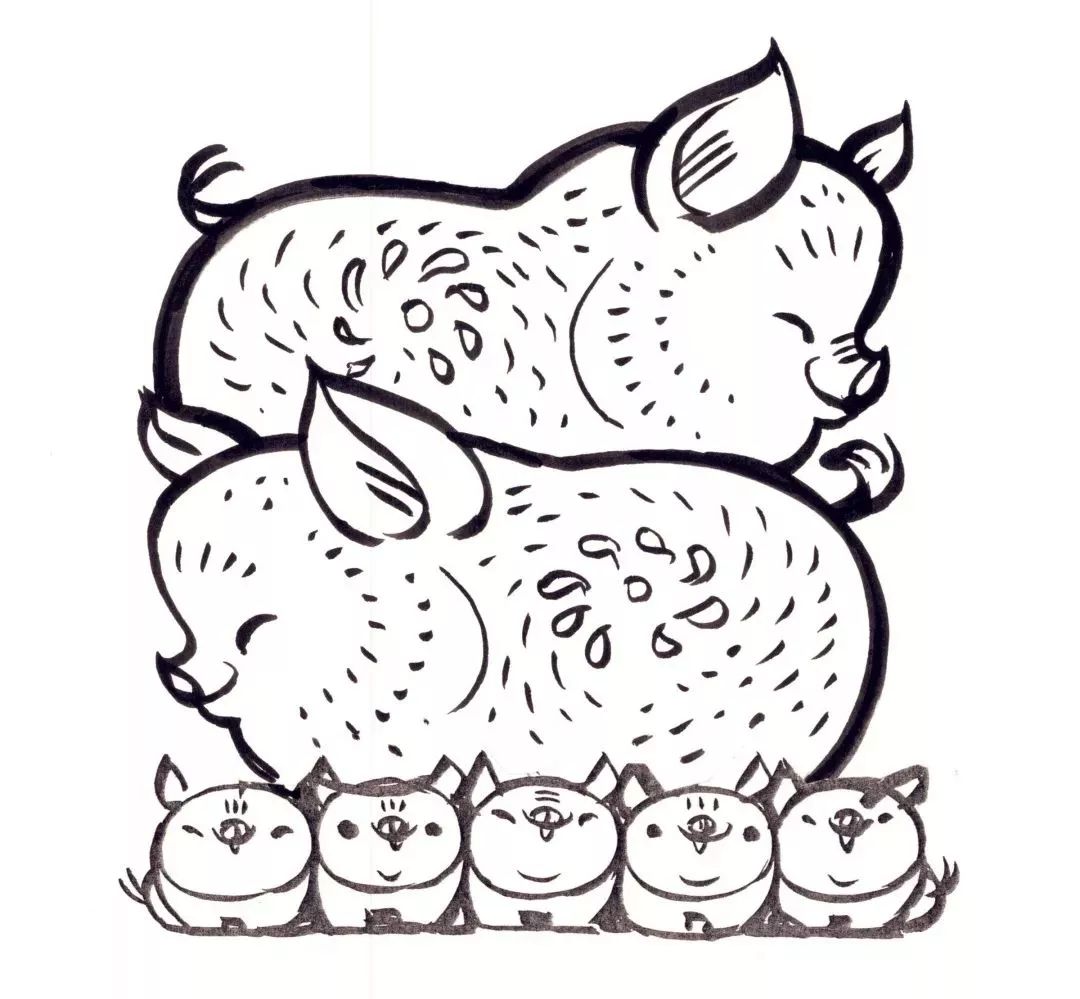 怎么画一只猪既简单又好看 0d3e0e70329c4009a1d4a6fdfc7462bb.jpeg