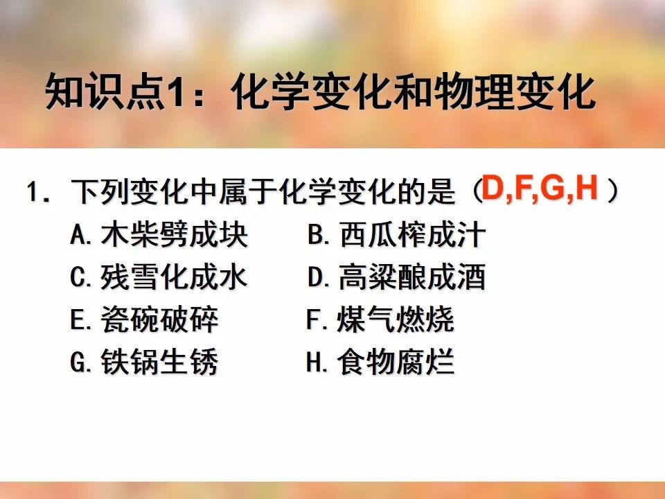 
中考复习：化学上册必考点总结，不要错过！


