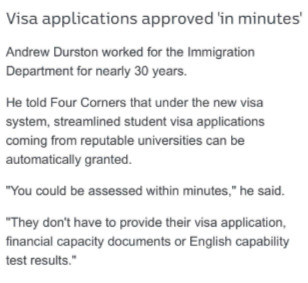 澳洲官媒表示:中国留学生甚至不会说任何英文!
澳洲官媒表示:中国留学生甚至不会说任何英文!