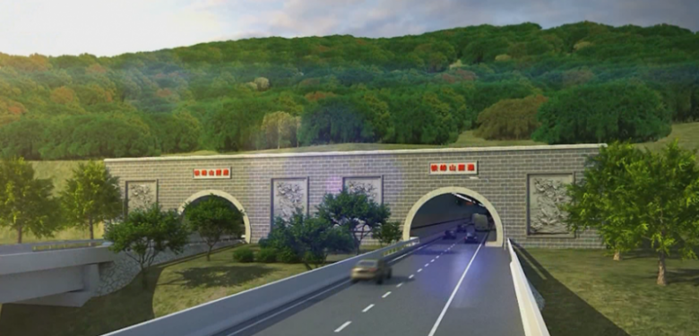 全国市政最长山岭隧道—重庆铁峰山隧道全线贯通
