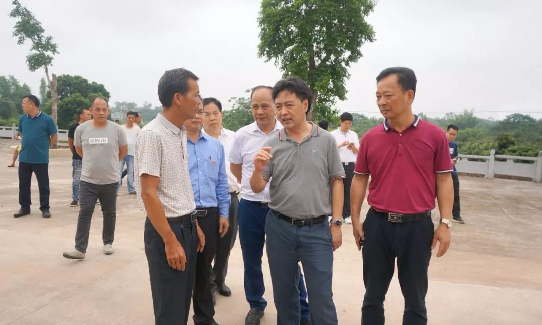 林海武一行先后来到高桥镇平山岗村,簕古巷村和青平镇青山脚村,南便埆