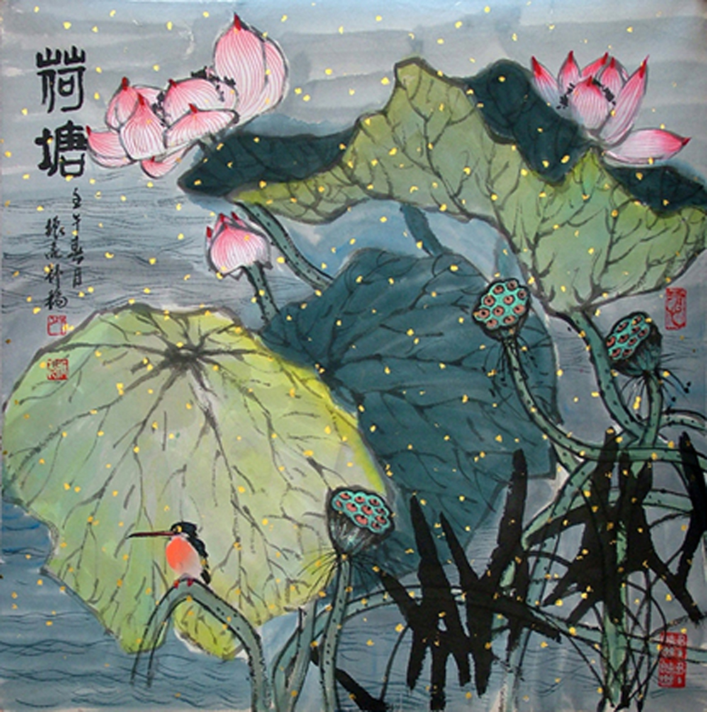 邱振亮画家《虚怀若谷 静水流深》