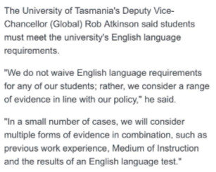 澳洲官媒表示:中国留学生甚至不会说任何英文!
澳洲官媒表示:中国留学生甚至不会说任何英文!
