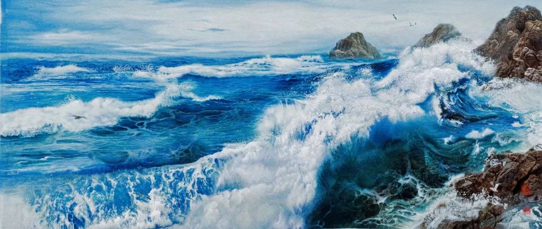 《海纳百川》被中南海收藏