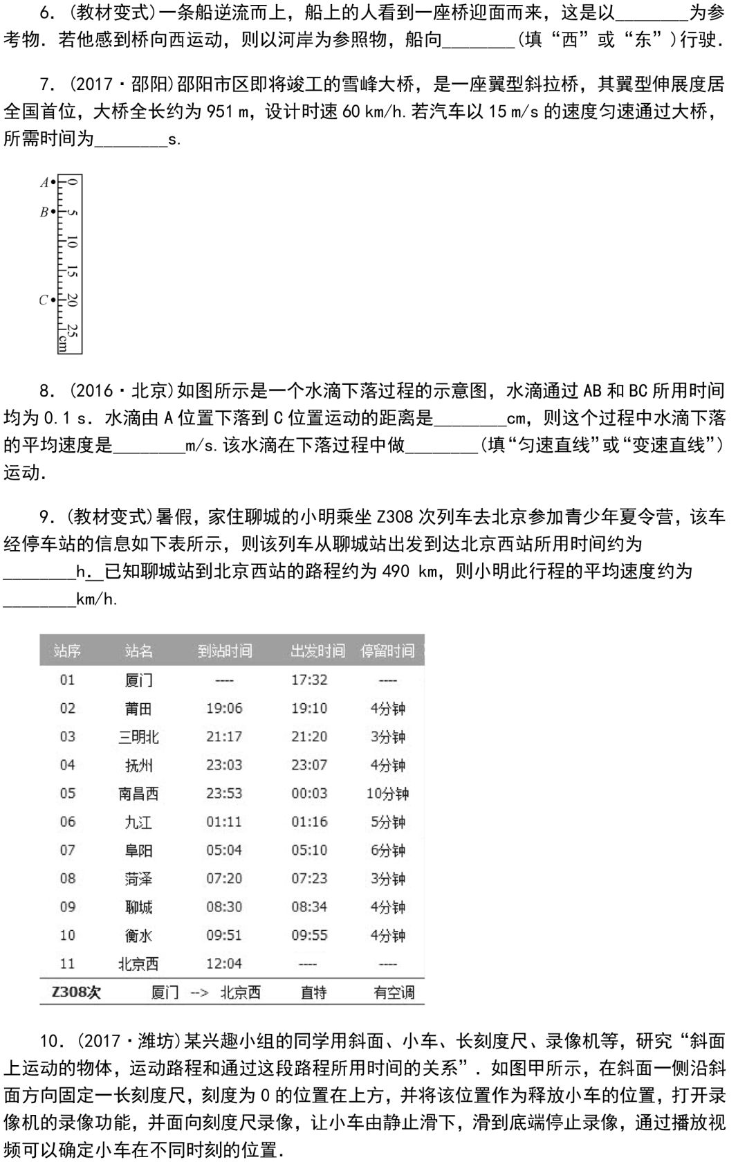 
初中物理：重难点归纳，带答案！


