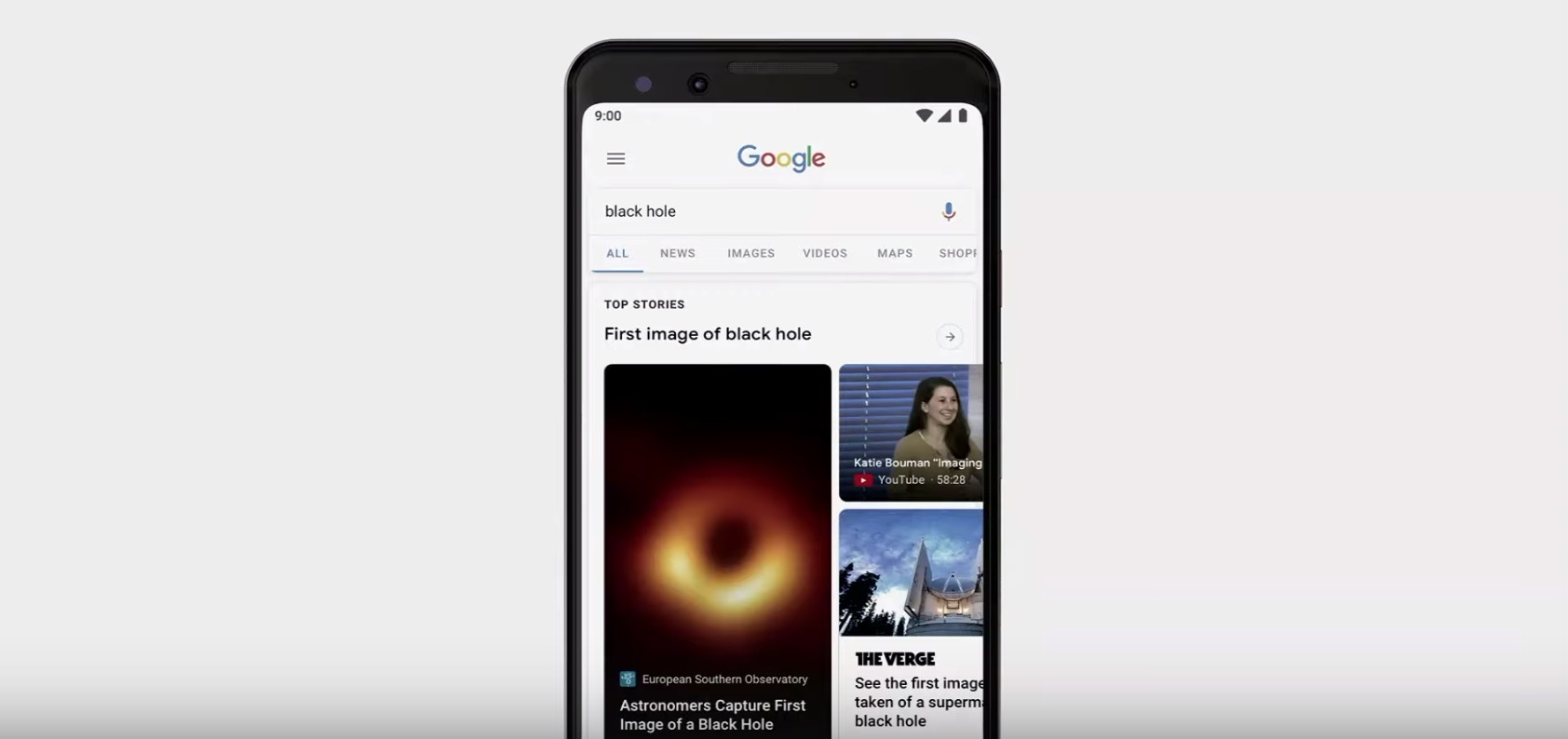
Google给了我们展示了下一代搜索引擎的样子


