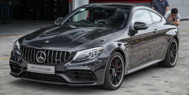 梅赛德斯amg c63s coupe海外实车