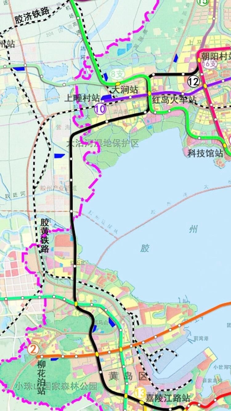 经胶州市交通运输局落实,青岛市轨道交通第三期(含地铁12号线)将于