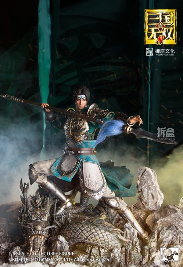 ringtoys《真·三国无双8》系列:赵云1:6可动人偶