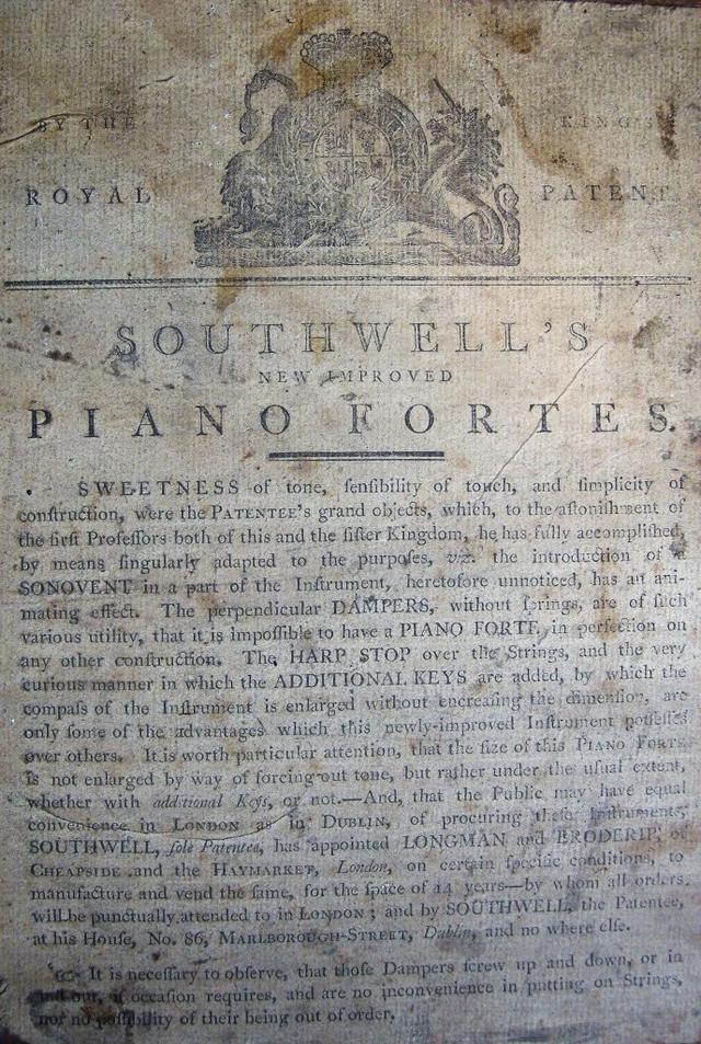 正统英国帝王钢琴——威廉索斯韦尔William Southwell