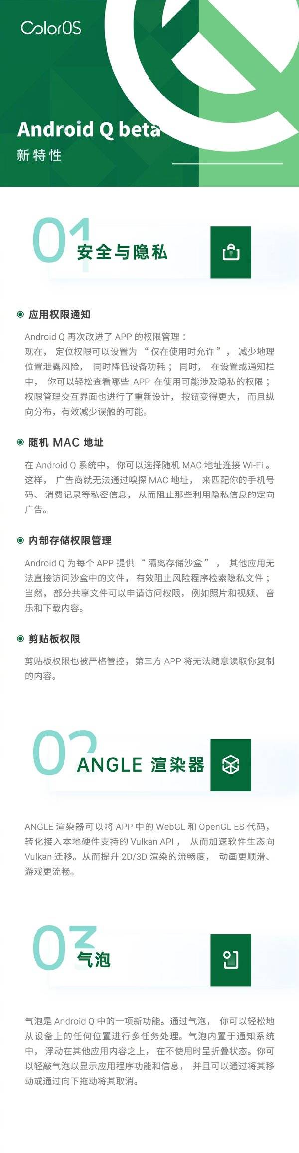 气泡内置于通知系统中,浮动在其他应用内容之上,在不使用的时候呈现