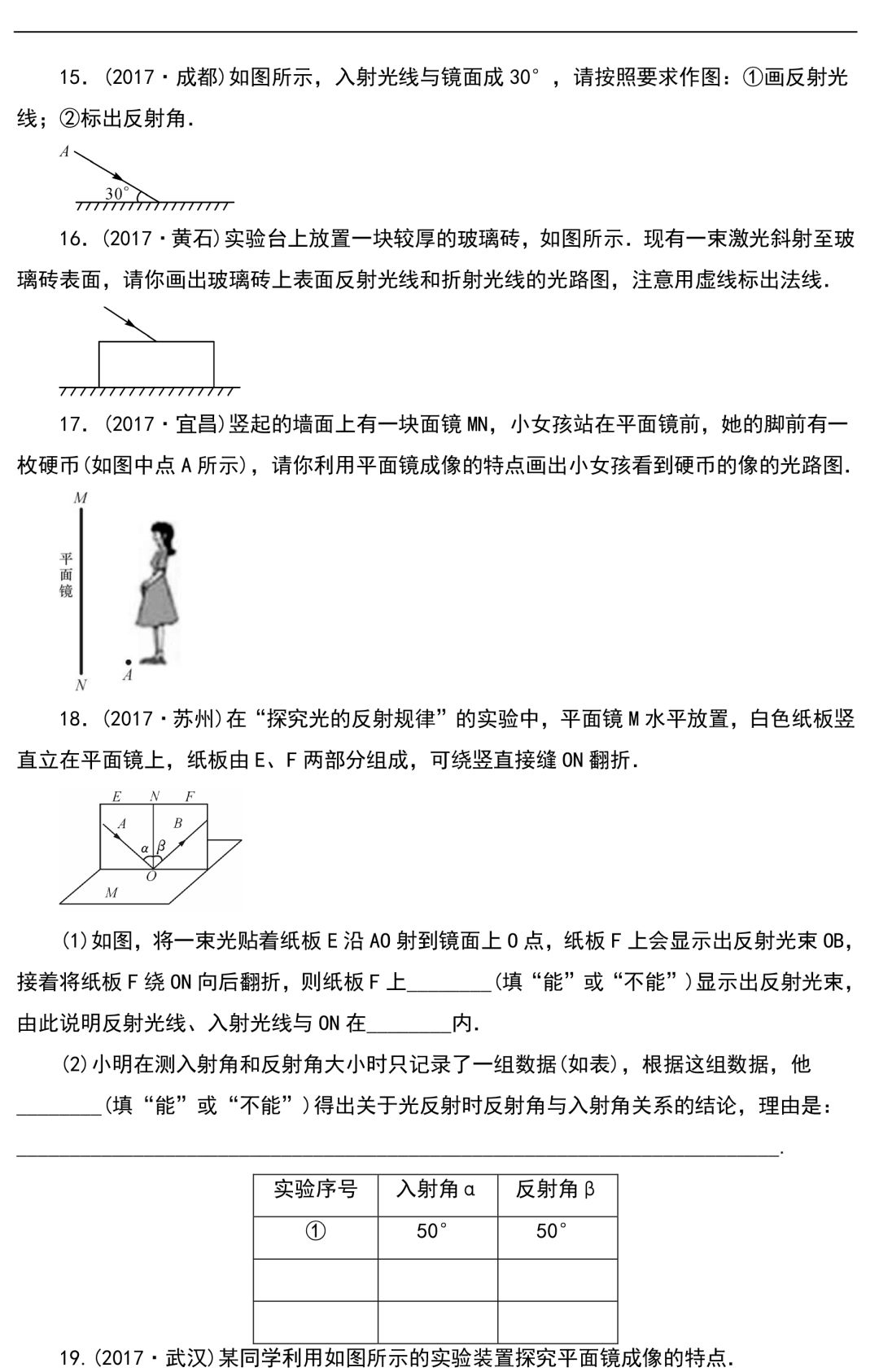 
初中物理：重难点归纳，带答案！


