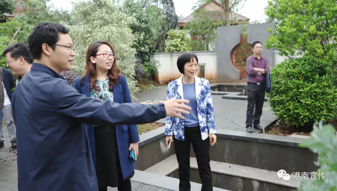 全国特色小城镇调研组到港南区桥圩镇调研指导特色小镇建设