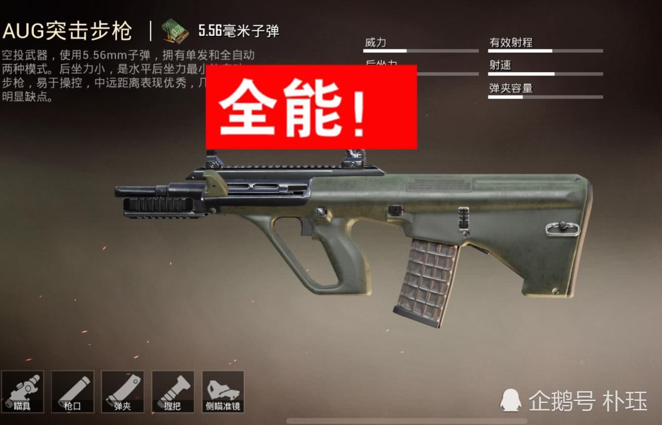 和平精英:官方公布的枪械排名!m416排最后,第一竟是它