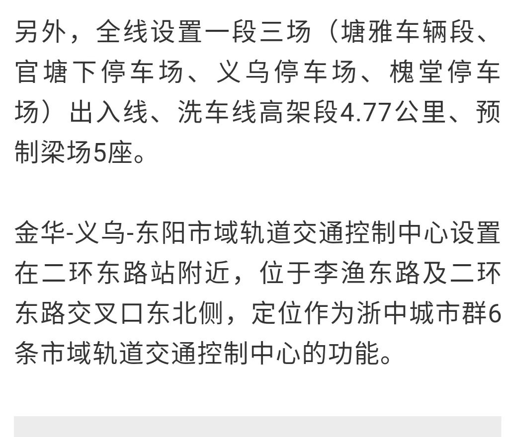 重磅义乌12个轻轨站点最新规划曝光未来大家出行简直不要太方便