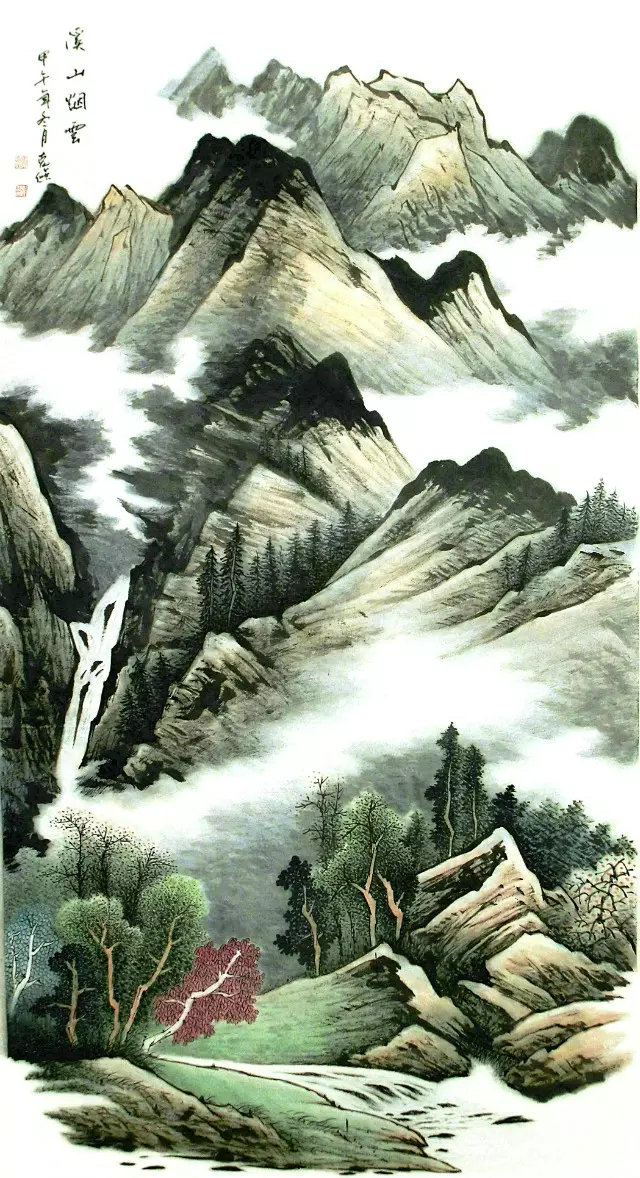 中国画名家——画家赵克俭山水画艺术欣赏_作品