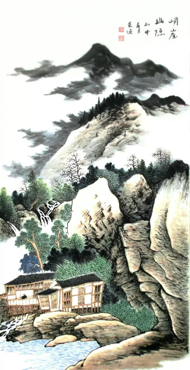 中国画名家——画家赵克俭山水画艺术欣赏_作品