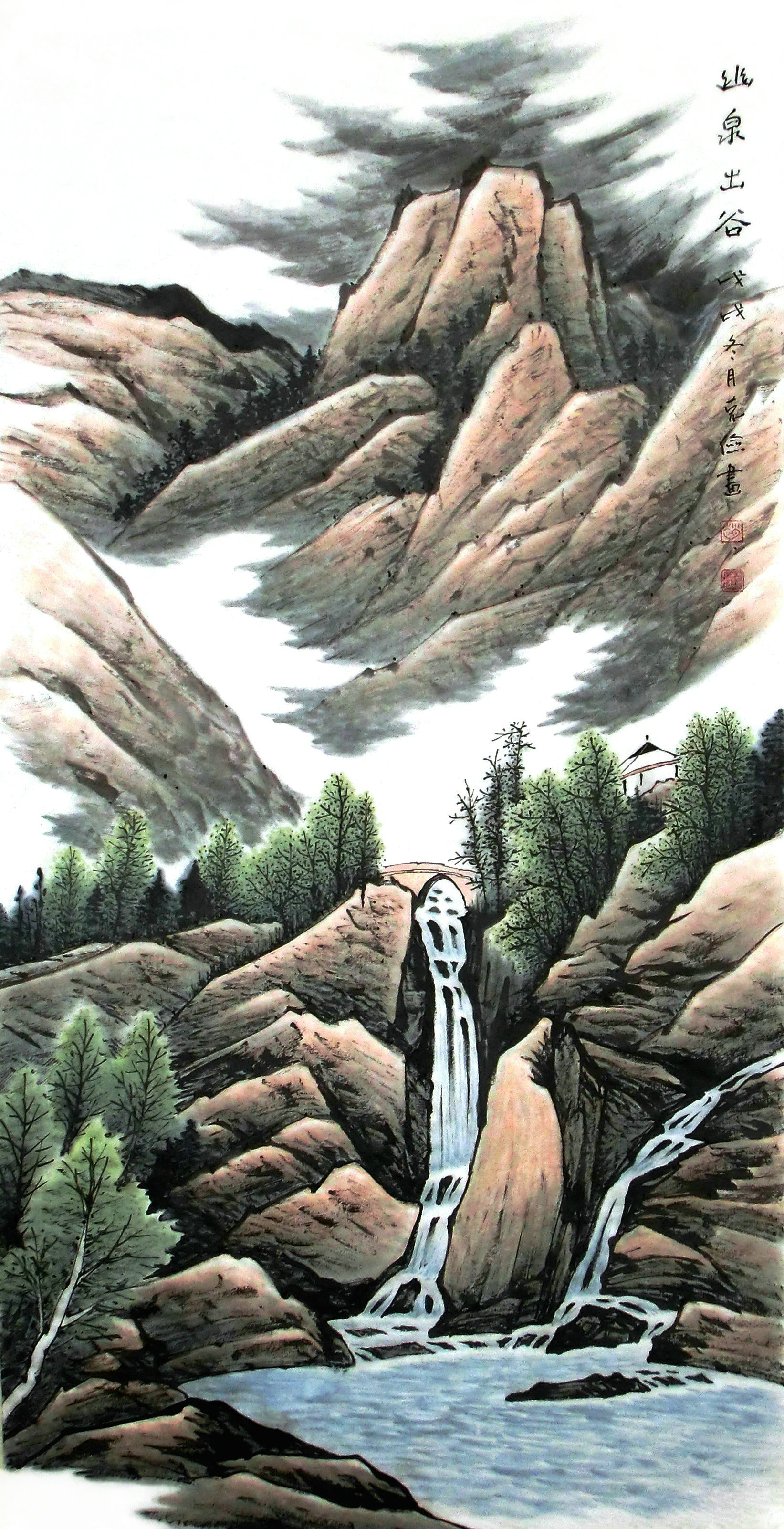 中国画名家——画家赵克俭山水画艺术欣赏_作品