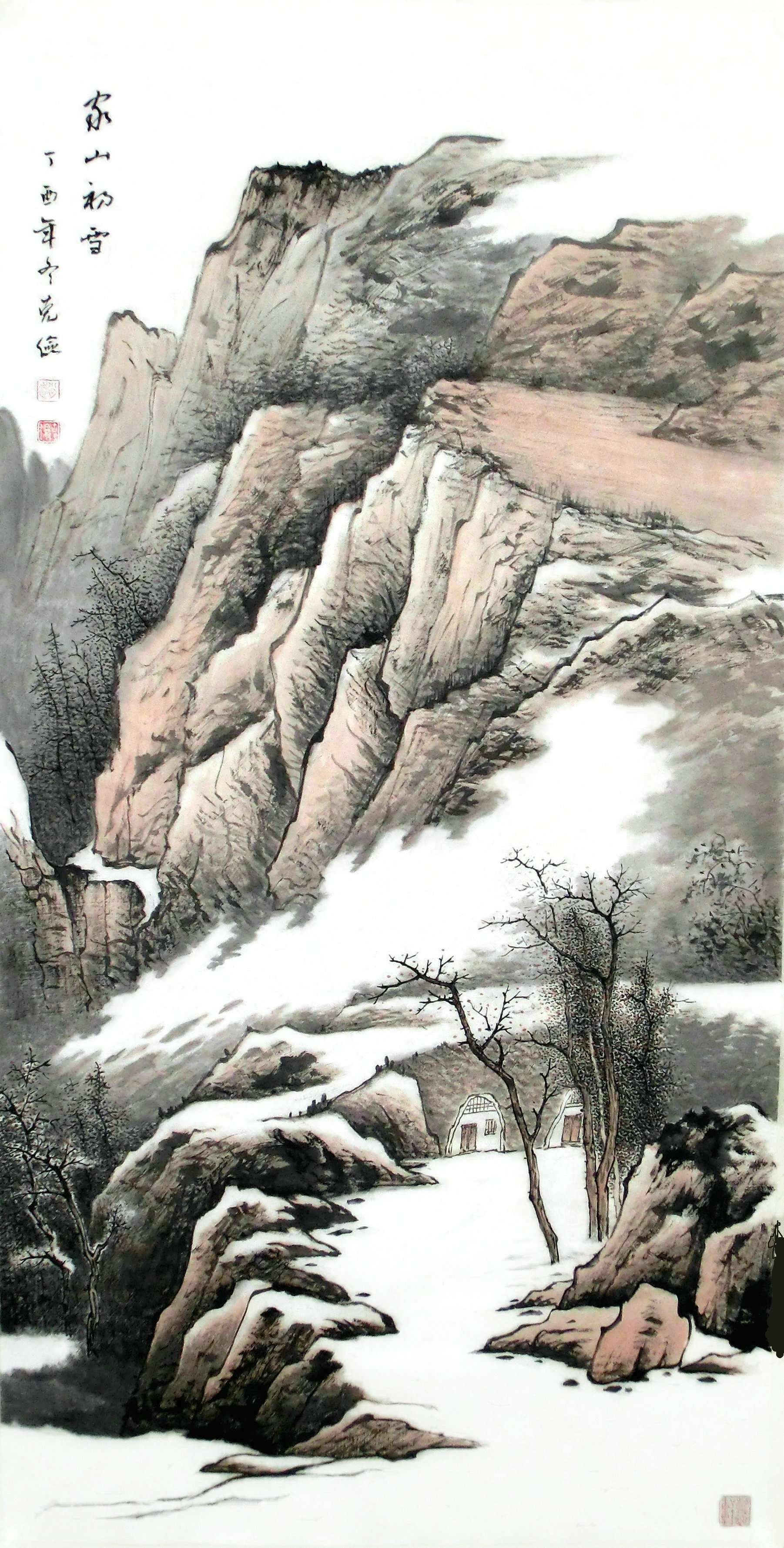 中国画名家—画家赵克俭山水画艺术欣赏_作品