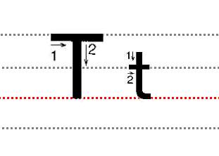 20.tt  书写时注意小写的t的笔顺,第一笔应先写竖钩,再写短横.