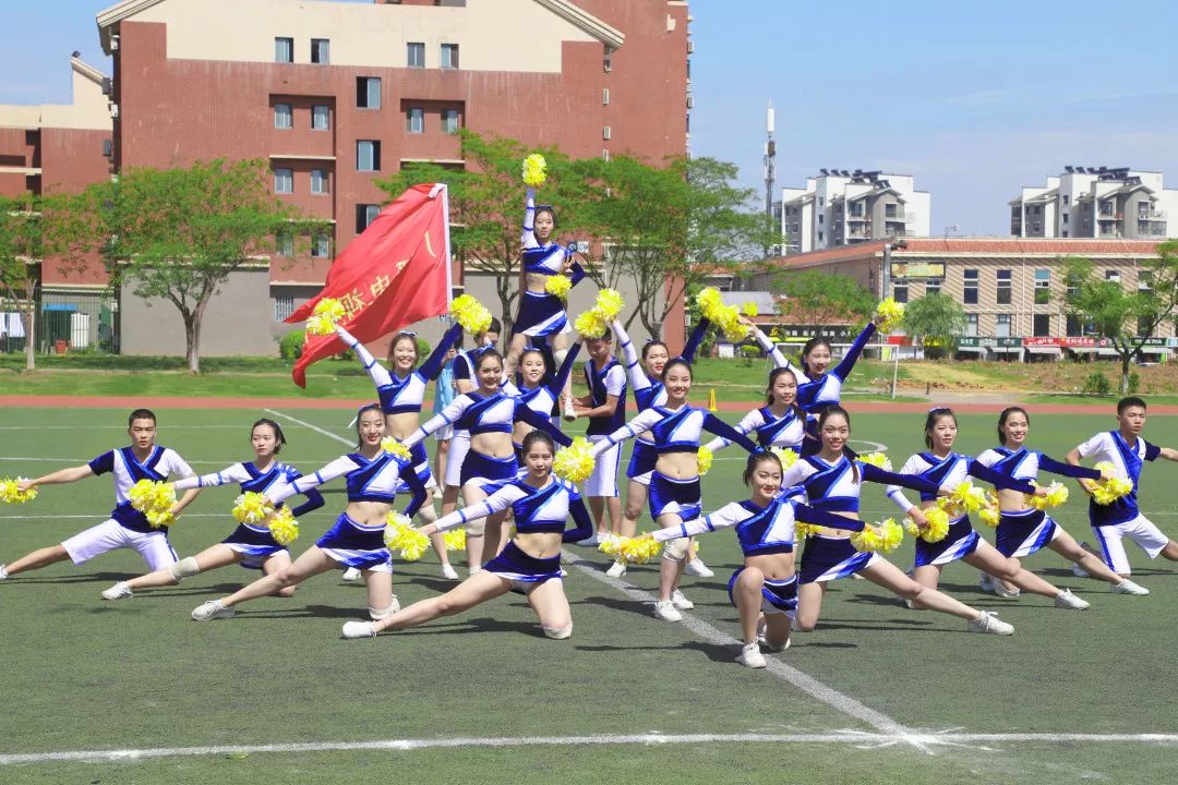 美术与设计学院【以上按出场顺序排列】团体操表演结束后是个性展示