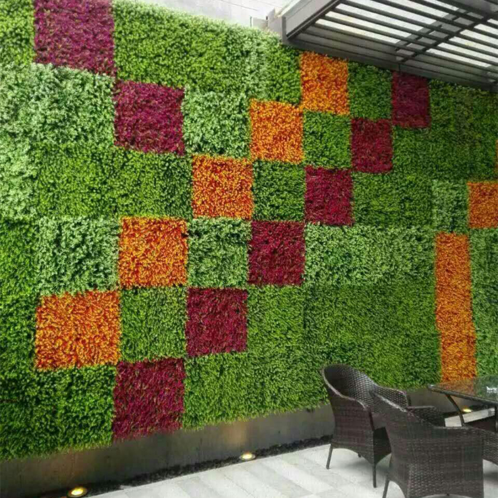 仿真植物墙之美,仿出来的格调