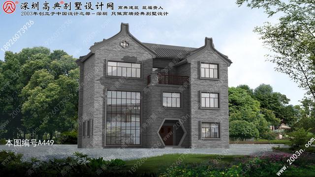 三层新农村房屋设计图首层170平方米盖房设计大全图
