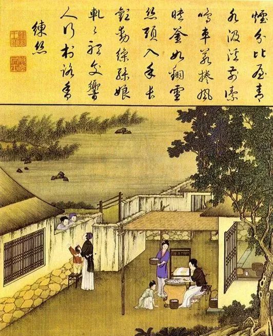 从《雍正耕织图》看古人男耕女织的劳动智慧!(蚕织图)