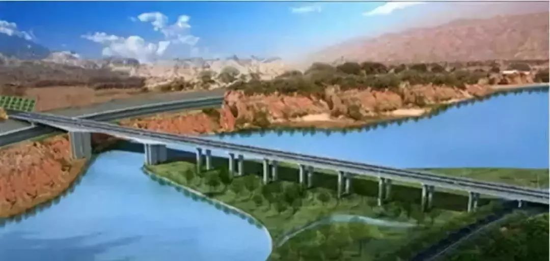 川海大桥位于民和县川口镇以东约3公里处,是109国道和川口至大河家(省
