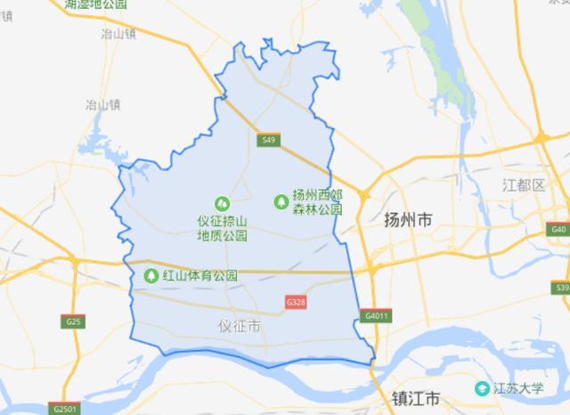 仪征市人口_仪征市地图