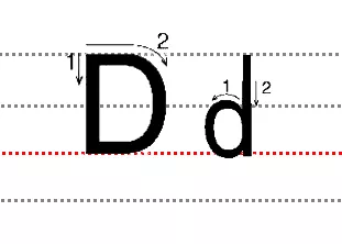 用字母d画简笔画恐龙