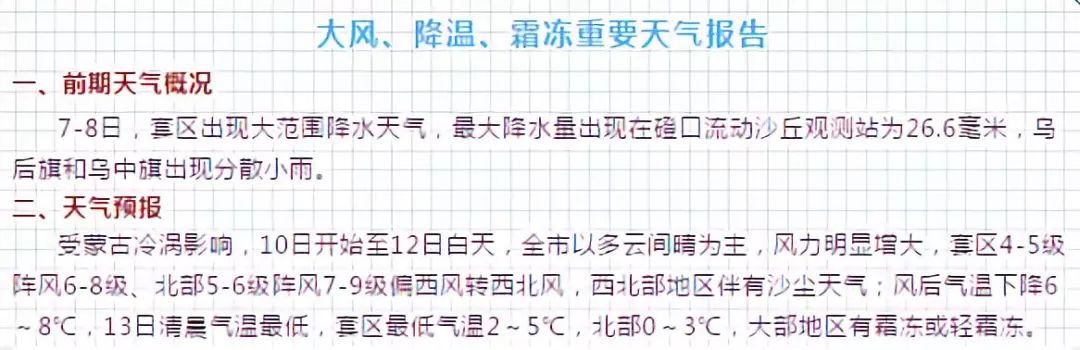 冷空气“发威”今天起大风,降温席卷巴彦淖尔市!未来几天天气是这样的... 白金会手机版