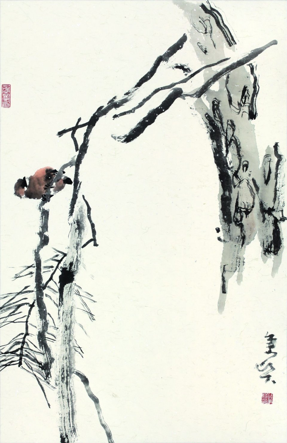 介翁刘秉贤大写意花鸟的"笔随心变,境由情生"