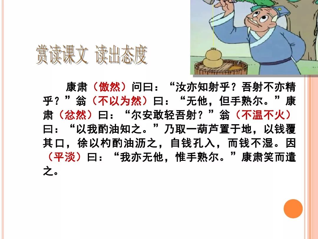 七年级部编语文初一下册第12课卖油翁知识点图文解读