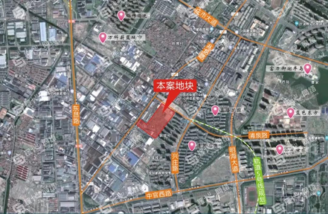 镇海新城北区规划图