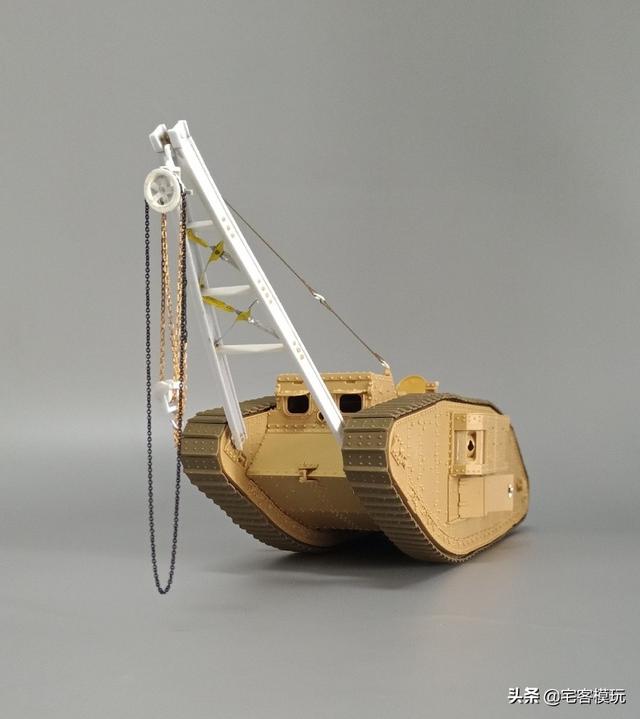 模玩秀：一战英国MKIV 雌性修理回收车