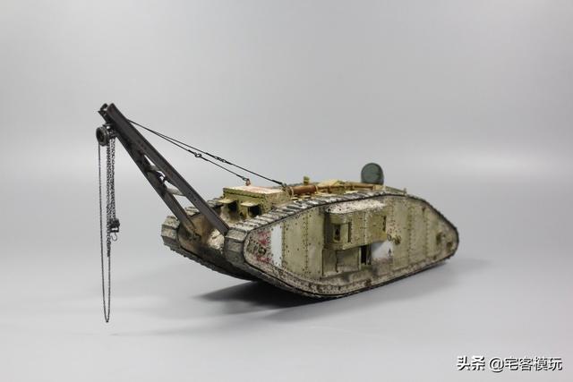 模玩秀：一战英国MKIV 雌性修理回收车