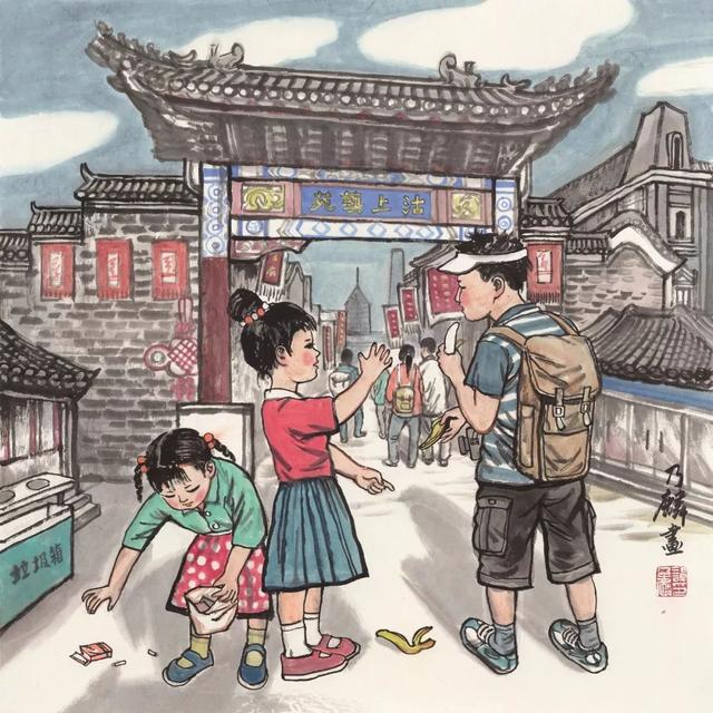 【西青宣传】文明旅游不留痕 爱护公物不损坏