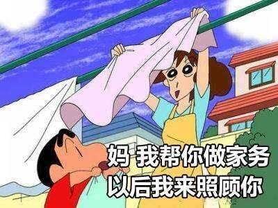 蜡笔小新母亲节表情包妈妈你是我心中最美的女神