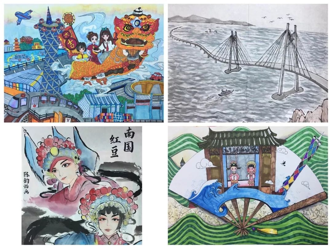 墨韵寄意 心绘羊城 荔湾区中小学师生绘画及手工艺作品比赛 评选